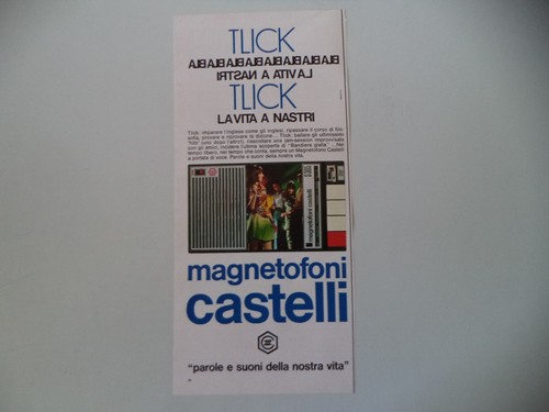 Advertising pubblicità 1970 - advertising,
