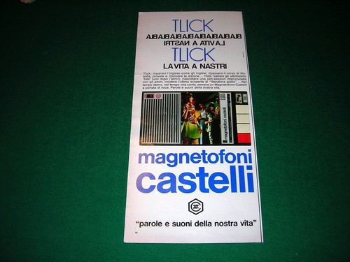 Magnetofoni castelli 1970 - magnetofoni,