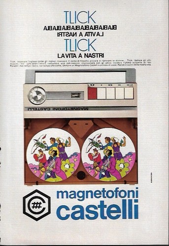 Castelli magnetofoni - magnetofoni, (1970)