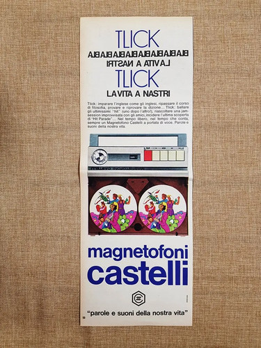 Magnetofoni castelli vita - magnetofoni, a