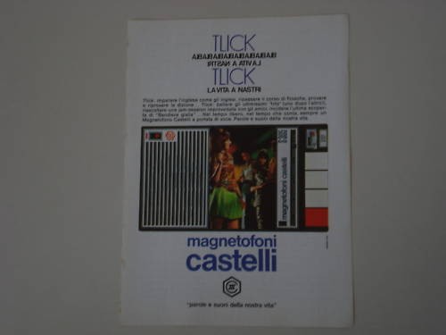 Advertising pubblicità 1970 - advertising,